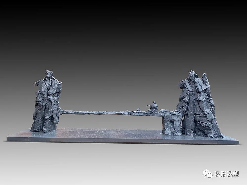 寇建恒《义夫当关 90×21×33cm-树脂 指导教师:殷晓峰 作品说明