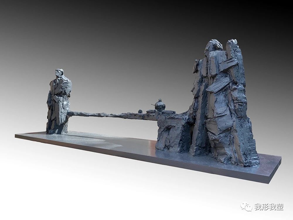 寇建恒《义夫当关 90×21×33cm-树脂 指导教师:殷晓峰 作品说明